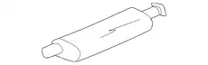 MUFFLER 25887916 GM