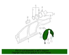 Подкрылок GM 25890534