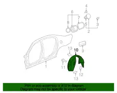 Подкрылок GM 25891510