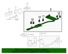 MUFFLER 25891666 GM