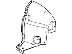 Подкрылок GM 25911106