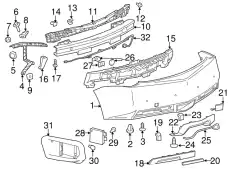 FASCIA 25958761 GM