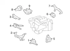 BRACKET 25979409 GM