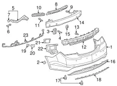F-FASCIA 26202521 GM