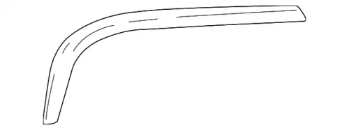 Подкрылок GM 39027006
