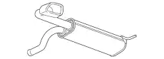 F-MUFFLER 39058004 GM