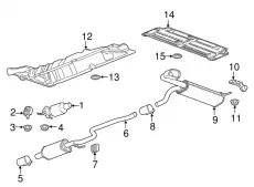 F-MUFFLER 39058004 GM