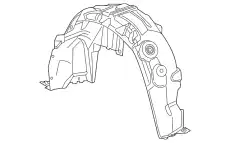 Подкрылок GM 39108335