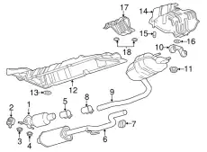 F-MUFFLER 39139525 GM