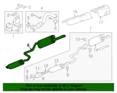 F-MUFFLER 42342256 GM