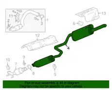 F-MUFFLER 42342261 GM