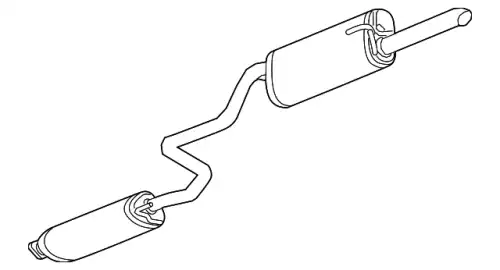 F-MUFFLER 42342261 GM