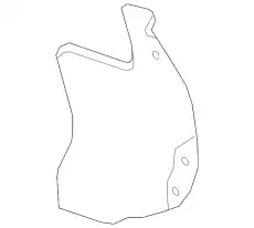 Подкрылок GM 42438544