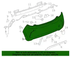 F-FASCIA 42453390 GM