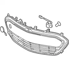 Решетка радиатора GM 42497937