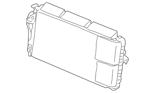 Радиатор кондиционера (конденсатор) GM 52471072
