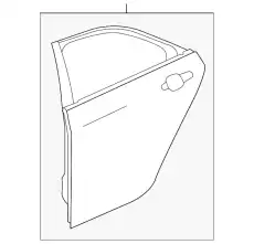 DOOR 84007418 GM