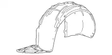 Подкрылок GM 84010407