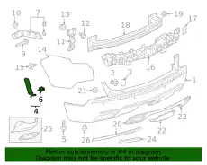 Усилитель бампера GM 84046762