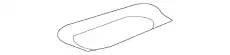 Подкрылок GM 84049605