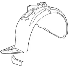 Подкрылок GM 84062808