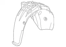 Подкрылок GM 84067987