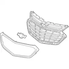Решетка радиатора GM 84150736