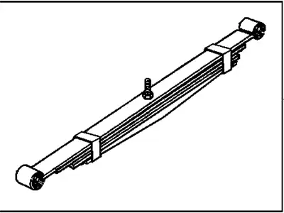 Рессора подвески GM 84205633