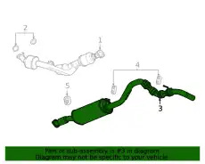 F-MUFFLER 84229609 GM