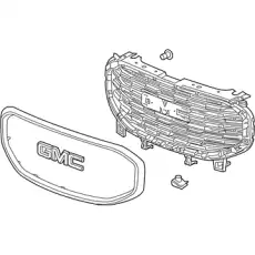 Решетка радиатора GM 84236083