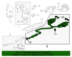 F-MUFFLER 84251088 GM