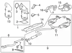 F-MUFFLER 84251088 GM