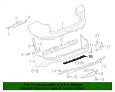 F-MOLDING 84255081 GM