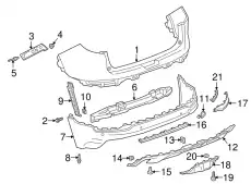 F-MOLDING 84255081 GM