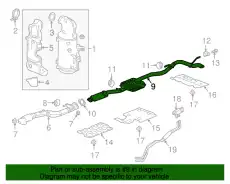 F-MUFFLER 84276457 GM