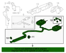 F-MUFFLER 84282476 GM