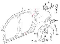 F-DOOR 84287349 GM