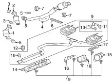 F-MUFFLER 84289381 GM