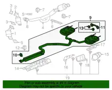 F-MUFFLER 84289383 GM