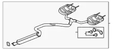 F-MUFFLER 84289388 GM