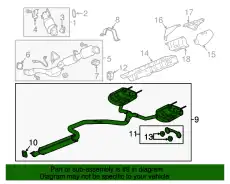 F-MUFFLER 84289388 GM