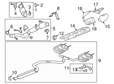 F-MUFFLER 84289388 GM