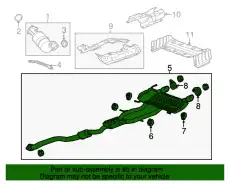 F-MUFFLER 84301236 GM