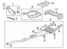 F-MUFFLER 84301236 GM