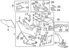 F-RECEPTACLE 84333025 GM