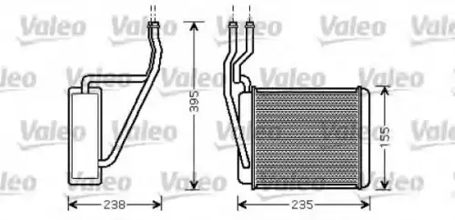 Радиатор печки VALEO 812320