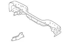 Усилитель бампера GM 88937342