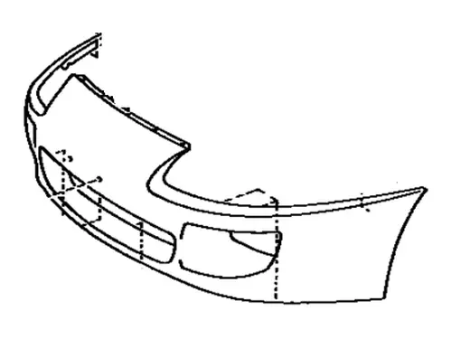 передний бампер 5211914917 TOYOTA / LEXUS