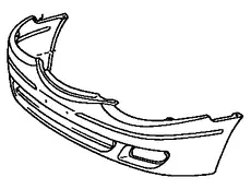 передний бампер 5211906901 TOYOTA / LEXUS