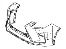 передний бампер 521190E934 TOYOTA / LEXUS